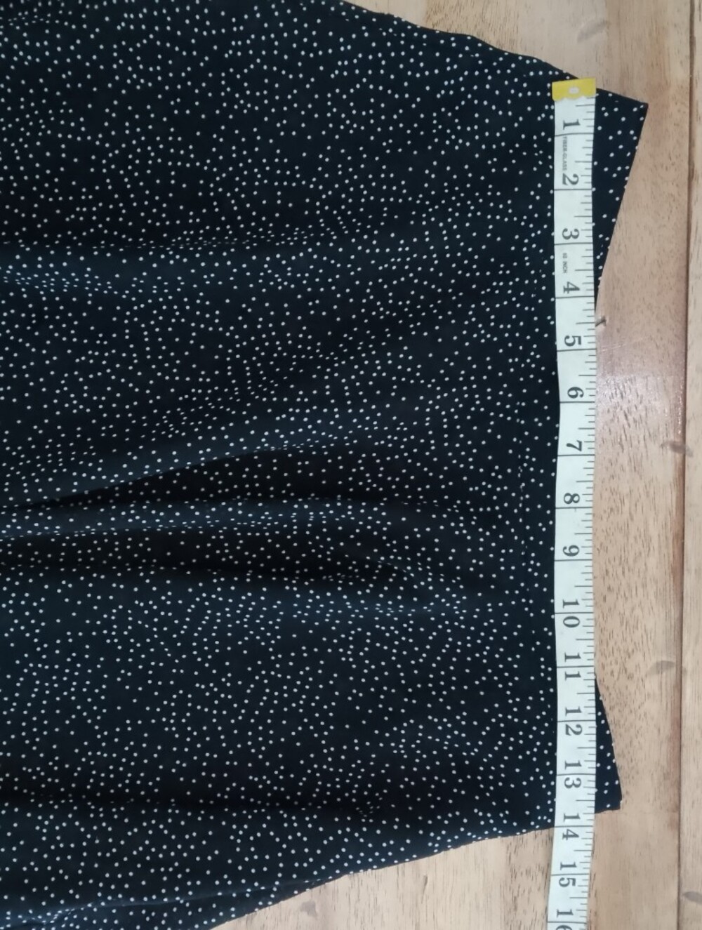 Y2K dELiA*s Black Maxi Skirt with White Dot Print Preppy - Picture 4 of 6